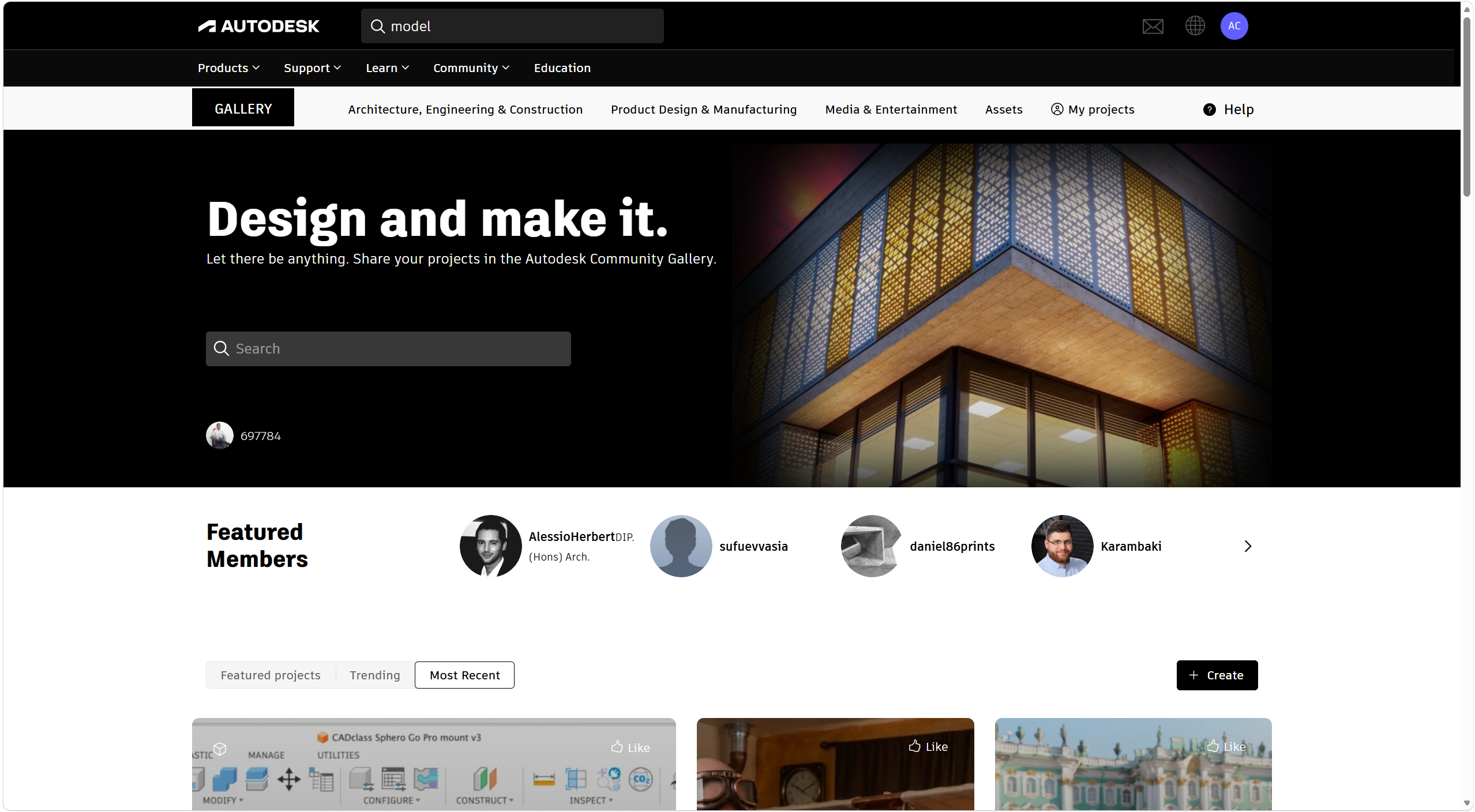 Autodesk Community Gallery